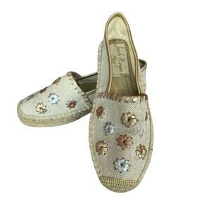 Jack Rogers Espadrilles size 8.5. Adorable flowers!